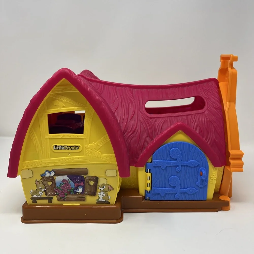 Fisher Price Little People Disney Snow White Cottage Music Works Playset Only